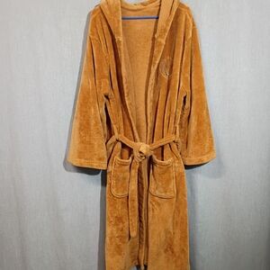 Star Wars Embroidered Logo Tan Hooded Robe w/2 Front Pockets Size XXXL